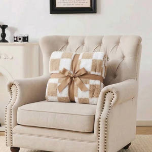 Manta <span class=keywords><strong>de</strong></span> Franela <span class=keywords><strong>de</strong></span> Felpa 100% Poliéster, Súper Suave, Económica, 50x60'', Diseño Cómodo para el Hogar, Viajes y Cama, para Todas las Estaciones, Venta al Por Mayor - Product Image 2