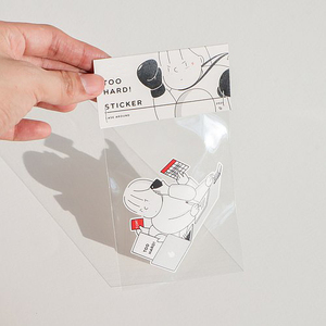 Tùy Chỉnh Thiết Kế Vinyl Dán Số Lượng Lớn Chết Cắt Chất Lượng Cao Vui Phim Hoạt Hình Sticker Momo 100 PC Mỗi Gói Hàn Quốc - Product Image 3