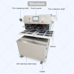Machine <span class=keywords><strong>d</strong></span>'emballage sous vide OCEAN pour <span class=keywords><strong>charcuterie</strong></span>, avec fonction <span class=keywords><strong>de</strong></span> scellage, pour barquettes, emballages coussin et emballages sous gaz MAP, avec injection <span class=keywords><strong>d</strong></span>'azote - Product Image 2