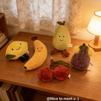 Peluche douce pingouin, légumes, fruits, animaux en peluche, cadeaux de mariage, ODM personnalisé