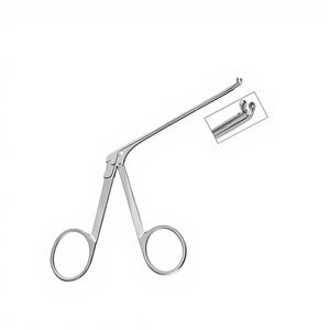 Forceps manuels pour oreilles STRUEMPEL |   Pointe de cuillère de 2 mm |   Courbé vers le haut |   Instrument chirurgical ORL |   Acier inoxydable |   Précision - Product Image 1