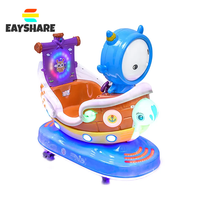 Machine de jeu de parc d'attractions pour enfant pas cher simulateur d'arcade tour de cheval jeu à pièces Kiddie Rides Swing Machine