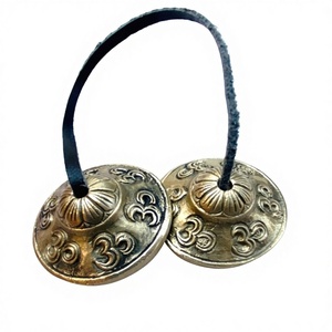 Tingsha tibétain de bonne qualité (Ajambari Tingsha) modèle LT(648) diamètre 5 cm - Fabricant et grossiste népalais - Product Image 1