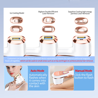 Nouveau design, refroidissement par glace, appareil épilateur portable，rechargeable, indolore, épilation  IPL à effet durable。
