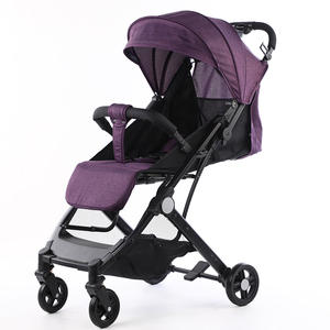 Poussette bébé à boucle automatique à une touche, best-seller, avec dossier réglable, pliage à une main, cadre en métal et matériau plastique - Product Image 5