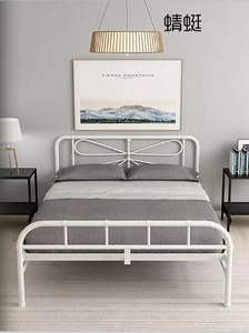 <span class=keywords><strong>Lit</strong></span> pliant temporaire blanc en <span class=keywords><strong>fer</strong></span> forgé pour la pause déjeuner, idéal pour hôtels, écoles, appartements – Tailles réglables de 80 cm à 1,5 mètre - Product Image 6