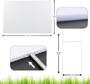 Panneaux de jardin personnalisés robustes et résistants à la décoloration 18x24 avec H pour <span class=keywords><strong>avis</strong></span> d'interdiction d'entrée sur terrain privé - Product Image 3