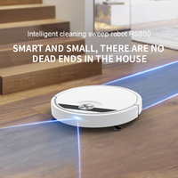 Robot intelligent avec application de contrôle Aspirateur automatique pour robot humide et sec avec balayage et serpillière pour la maison