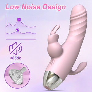 Venta al por mayor recargable empuje Vagina Jouet Sexuel <span class=keywords><strong>vibrador</strong></span> punto G estimulador del clítoris conejo consolador <span class=keywords><strong>vibrador</strong></span> femenino - Product Image 5