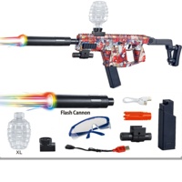 KK New VECTOR 67CM Blaster à billes de gel électrique en plastique, mode automatique et manuel, jouet de tir en plein air pour garçons