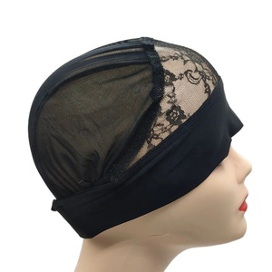 Mũ lưới giữ tóc giả chất lượng cao, có thể điều chỉnh, đàn hồi, dụng cụ nối tóc, mũ tóc giả co giãn có dây giữ để làm tóc giả - Product Image 2