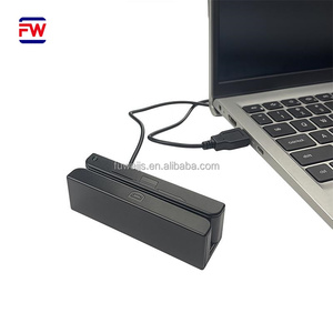 Personnalisable Mini <span class=keywords><strong>MSR</strong></span> 90 USB 3 pistes <span class=keywords><strong>HICO</strong></span> lecteur de bande magnétique 13.56 MHz fréquence ABS matériel - Product Image 5