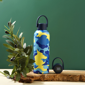 Venta caliente camuflaje deportes logotipo personalizado portátil de acero inoxidable aislado al vacío deportes botellas de agua - Product Image 1