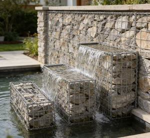 <span class=keywords><strong>Gabion</strong></span> en WPC soudé 2x1x0.3m galvanisé, maille 50x100mm, écologique, étanche, pour maisons/murs/clôtures - Product Image 5