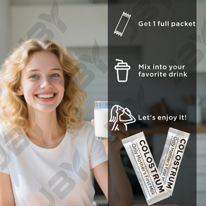 מקור תזונה חלבית איכותית של JBY לחיזוק מערכת החיסון, תמיכה בגדילה ובריאות - אבקת קולוסטרום - Product Image 4