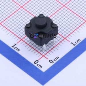 K2-1843DP-G4SW-02 Tactile Switch Through hole Component (THT) Switch 2.5N Through Hole 8mm 8mm - Product Image 1