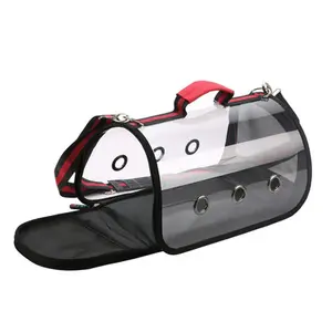 Custom Travel Airline Approved Clear Pet Shop Trage tasche Transparente Haustier trage