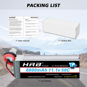 แบตเตอรี่ลิเธียมสำหรับโดรนรุ่นใหม่ RC 5000/6000/8000mAh 7.4V/22.2V พร้อมหัวต่อ T/XT60 สำหรับโดรนแบบสี่-หกแกน - Product Image 6