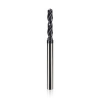 Forets hélicoïdaux en carbure monobloc à queue droite de taille standard ZHY pour percer le métal et le fer