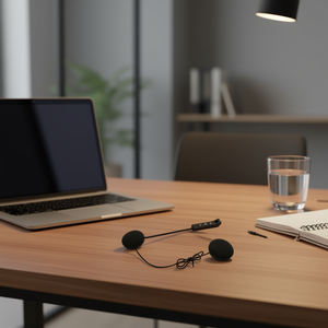 Cuffie Homeera Over Ear Bluetooth 5.0 nere senza fili con microfono per l'ufficio e l'uso lavorativo - Product Image 2