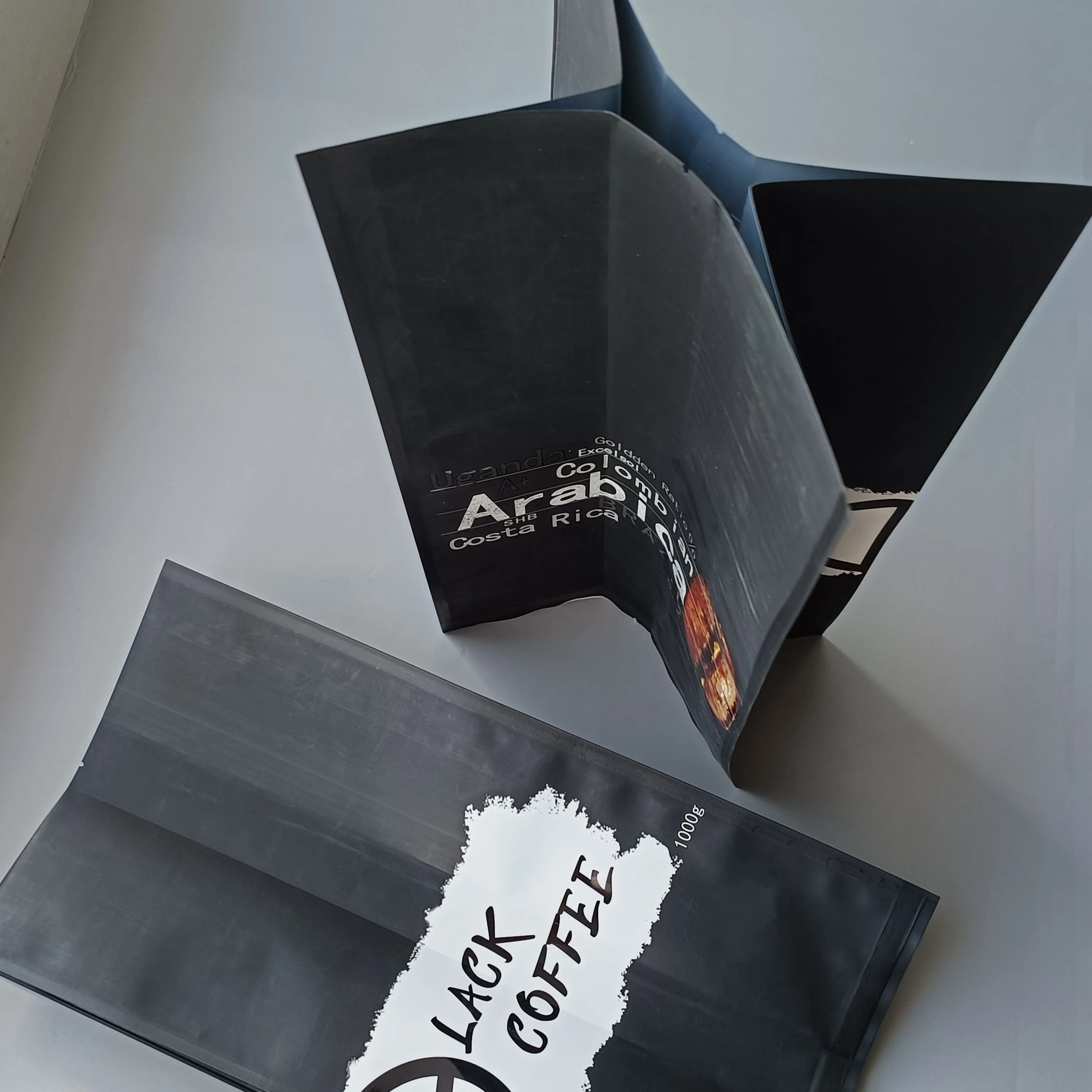 Manufacturers Custom Printing 1 Kg 2kg 3kg Flat Bottom Coffee Packaging Bag with zipper