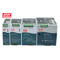 Alimentation électrique Meanwell NDR XDR 75W 120W 240W 480W 960W 12V 24V 36V 48V sur rail DIN pour système de contrôle industriel