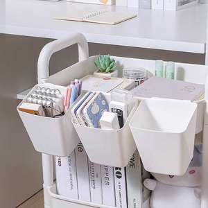 Cesta Colgante para Carrito, <span class=keywords><strong>Estante</strong></span> de Almacenamiento para Cocina, Dormitorio, Escritorio, Portaplumas, Cesta de Almacenamiento Colgante - Product Image 2