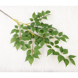 Planta Artificial con Ramas Largas y Hojas Divididas para Decoración del Hogar y Bodas, Plástico de Alta Simulación para Uso en Interiores - Product Image 4