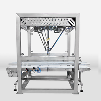 Machine d'emballage de cartons FM, robot delta automatique compact, pour le conditionnement de gobelets/boîtes/sacs, scelleuse de matériaux d'emballage en papier, personnalisable
