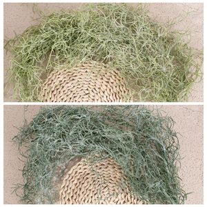 CallaFloral Air Plant Hanging Artificial <b>Flowers</b> Dark Green <b>Light</b> Green High Simulation Wedding Home Decor - Product Image 3