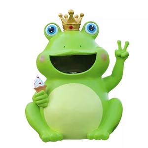 Poubelle décorative <span class=keywords><strong>en</strong></span> <span class=keywords><strong>résine</strong></span> <span class=keywords><strong>en</strong></span> forme d'animaux de dessin animé pour l'extérieur, escargot, grenouille, chameau, pour la décoration de parcs et d'aires de repos - Product Image 1