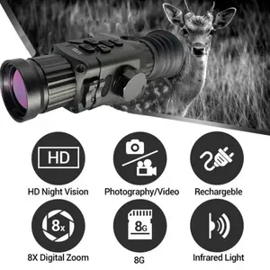 HIKMICRO TQ50C HD 1920x1080 50Hz Night <b>Vision</b> <b>Thermal</b> Infrared Imager 1x Waterproof Weatherproof Monocular Camera 2600m Range - Product Image 3