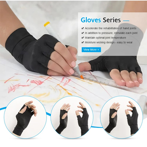 Penjualan Terbaik sarung tangan tembaga kompresi olahraga untuk pemulihan cepat dan dukungan infusi pereda nyeri untuk tangan - Product Image 5