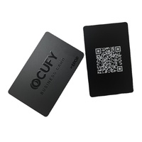 LOGOTIPO de URL programado grabable Impreso Nfc Tarjeta negra NFC 424 Chip de ADN