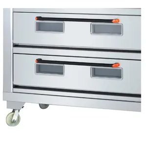 Three Compartment Aluminum Plate Chamber Bakery Bread Baking Gas Deck Bread Baking Oven