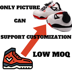 Nhà Máy Giày thể thao cao su duy nhất lông Dép sang trọng Unisex Sneaker ấm mờ Dép trong nhà mùa đông nhà Sneaker dép - Product Image 2