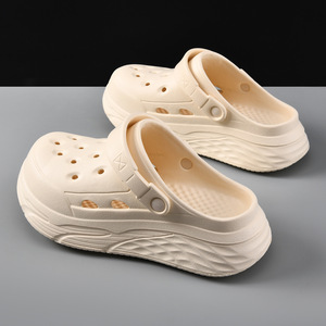 <span class=keywords><strong>Zuecos</strong></span> <span class=keywords><strong>Crocs</strong></span> para <span class=keywords><strong>hombre</strong></span> con suela gruesa que aumenta la altura, transpirables, con punta cerrada, de EVA, para usar en la playa en verano - Product Image 3