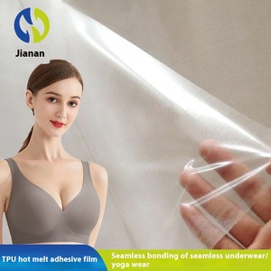Tissu de vêtements de yoga sans <span class=keywords><strong>couture</strong></span> avec film adhésif en TPU thermofusible à haute élasticité Vente à chaud <span class=keywords><strong>Papier</strong></span> et film de <span class=keywords><strong>transfert</strong></span> de sous-vêtements sans <span class=keywords><strong>couture</strong></span> - Product Image 3
