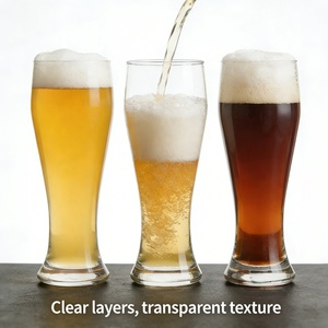 Vaso de Cerveza Artesanal de Trigo Transparente de 285 ml (10 oz), Estilo <span class=keywords><strong>Erdinger</strong></span> 1664, para Agua o Bebidas, Ideal para Regalo, Hogar, Bar o Fiestas - Product Image 2