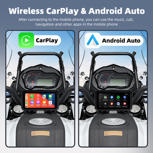 Ekiy 6 inch <span class=keywords><strong>New</strong></span> xe máy Navigation Carplay không dây <span class=keywords><strong>Android</strong></span> Auto Motor Monitor DVR Màn hình hiển thị màn hình Carplay hiển thị không dây - Product Image 3