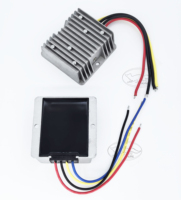 Convertisseur abaisseur de tension 18-40V vers 12V DC, efficacité de 93%, sortie 10A-40A, utilisé dans la communication industrielle et automobile, etc.