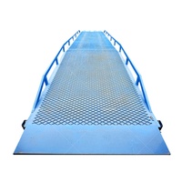 Rampe de quai mobile 6 tonnes au prix le plus bas / Rampe de quai hydraulique réglable / Rampe de chargement de conteneurs