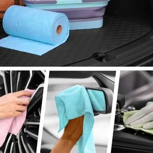 Rollo de Paño de Microfibra Desechable, Súper Suave y Grueso, Absorbente, Multiusos, para Limpieza de Cocina - Product Image 2