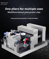 Étau pneumatique multi-puissance de précision Matériau en fer Étau pneumatique de 150mm de large avec une précision de 0.01mm