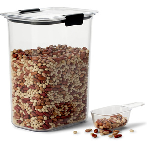Hot Sale Airtight Food Plastic Canisters BPA Free PET <b>Kitchen</b> Clear Cereal Coffee Tea Dry Food Storage Containers with Lids - Product Image 3