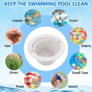 Panier de remplacement pour <span class=keywords><strong>skimmer</strong></span> de piscine Pentair 513330, panier de <span class=keywords><strong>skimmer</strong></span> mural pour piscine hors sol avec poignée - Product Image 4