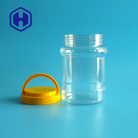 Bocaux à biscuits en plastique transparents de 900 ml (30 oz) à large ouverture, étanches, pour bonbons, snacks, chocolat - Qualité alimentaire sans BPA