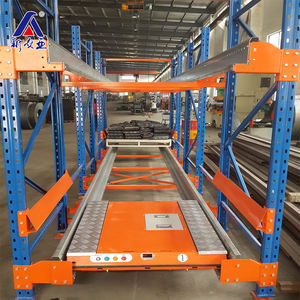 متعدد المستويات الفضاء إنقاذ الثقيلة أرفف متحركة للنقل الثقيل تعمل عن طريق شبكة لاسلكية التخزين البليت نظام أرفف للبيع - Product Image 3