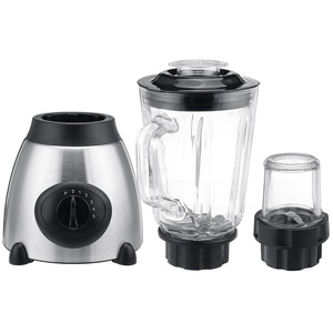 Mixeur multifonction 2-en-1 en acier inoxydable 850W, mixeur électrique commercial et domestique avec fonction de hachage - Product Image 2