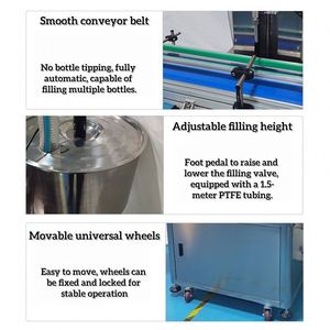 เครื่องบรรจุของเหลวอัตโนมัติแบบหัวเดียว ควบคุมด้วย PLC สำหรับครีม น้ำยาซักผ้า น้ำผึ้ง ซอสมะเขือเทศ เนยถั่ว - Product Image 6